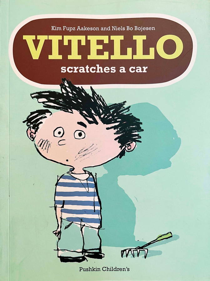 Vitello scratches a car